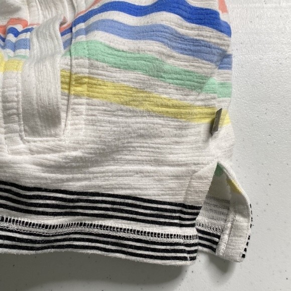 Talbots T by Talbots Striped Slub French Terry Pullover Sweater Top Long Sleeve - Picture 15 of 16